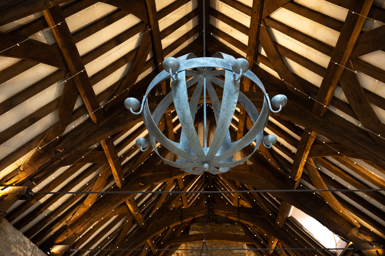 Lighting in the new Cotswolds wedding venue Ivy Lodge 