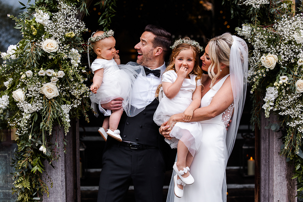 Happy bride 