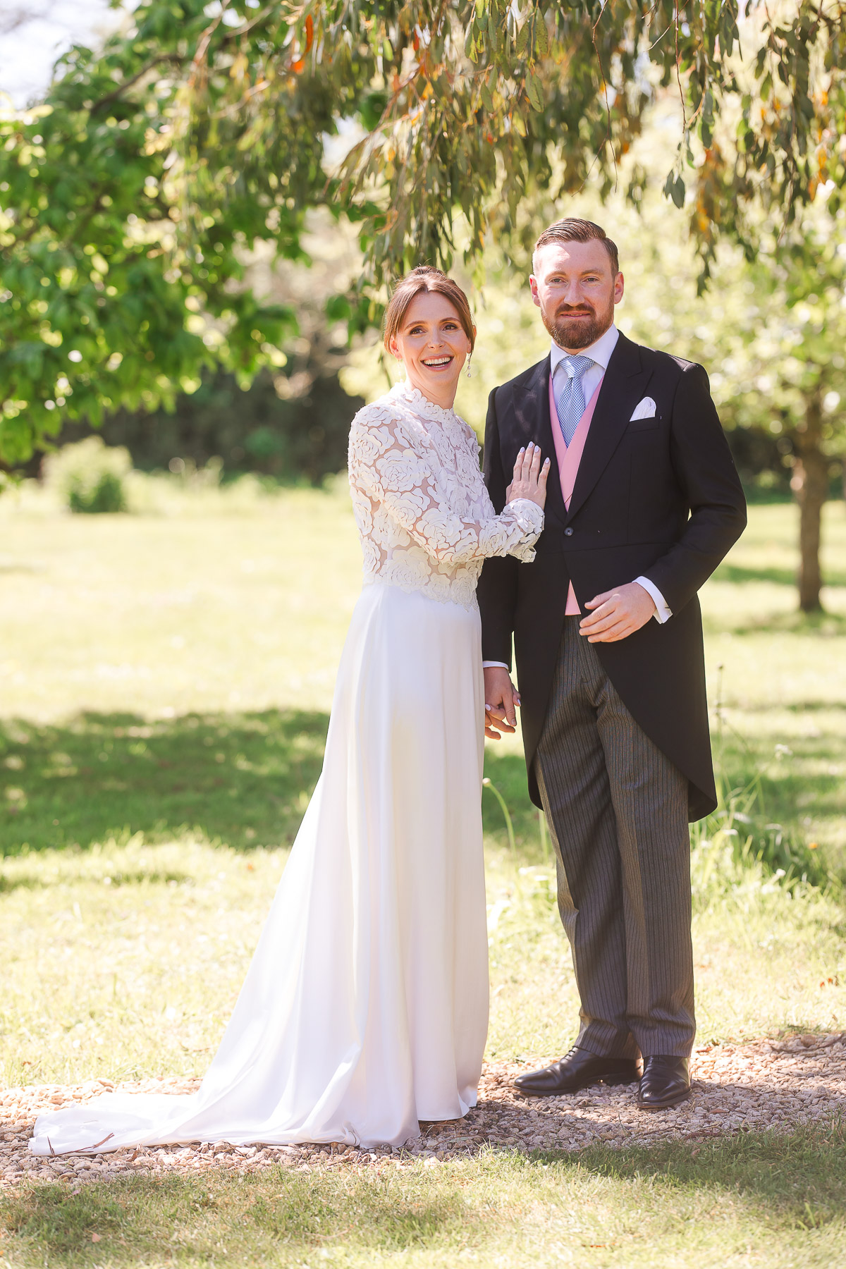 Bride in a Cotswold church