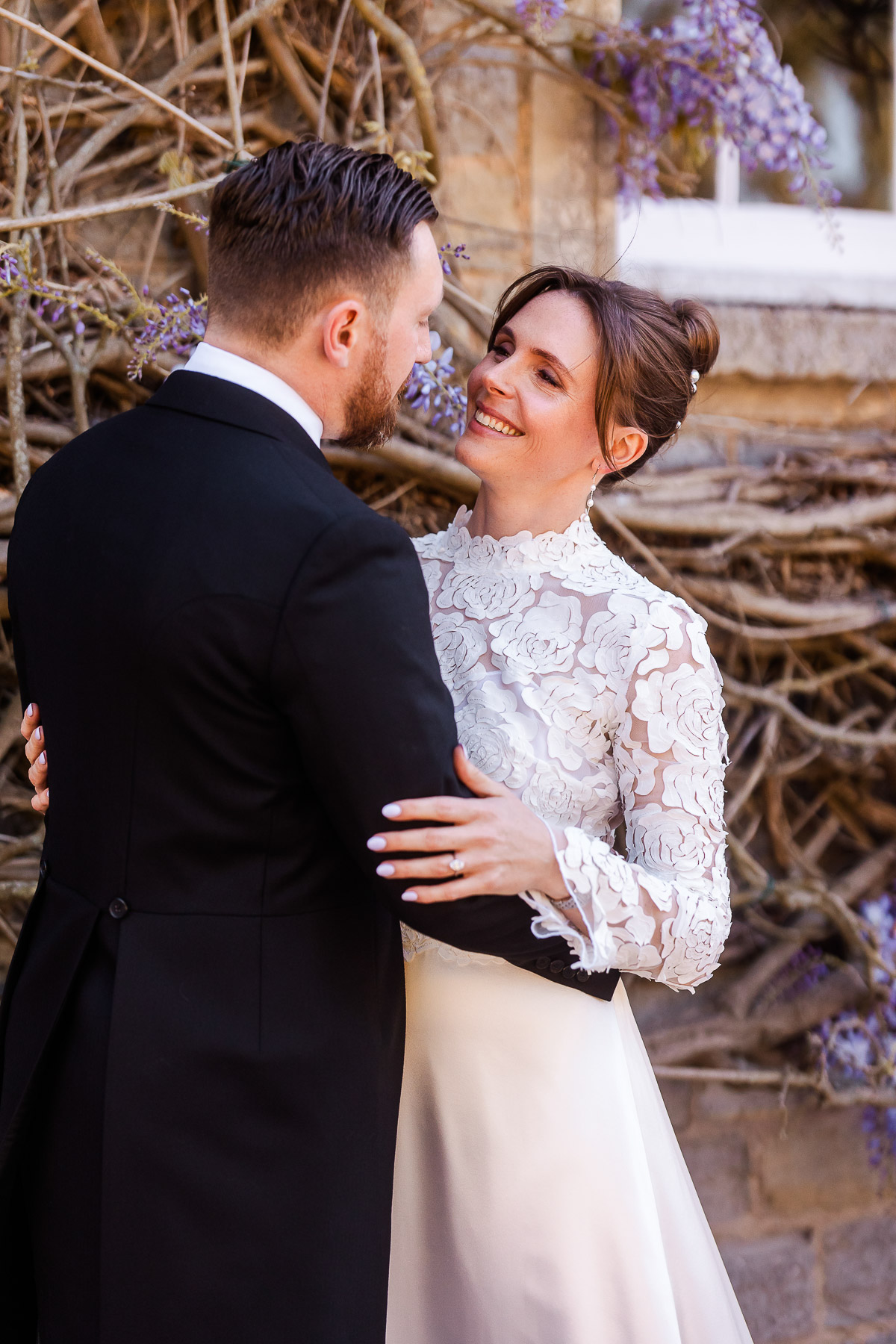 Bride in a Cotswold church
