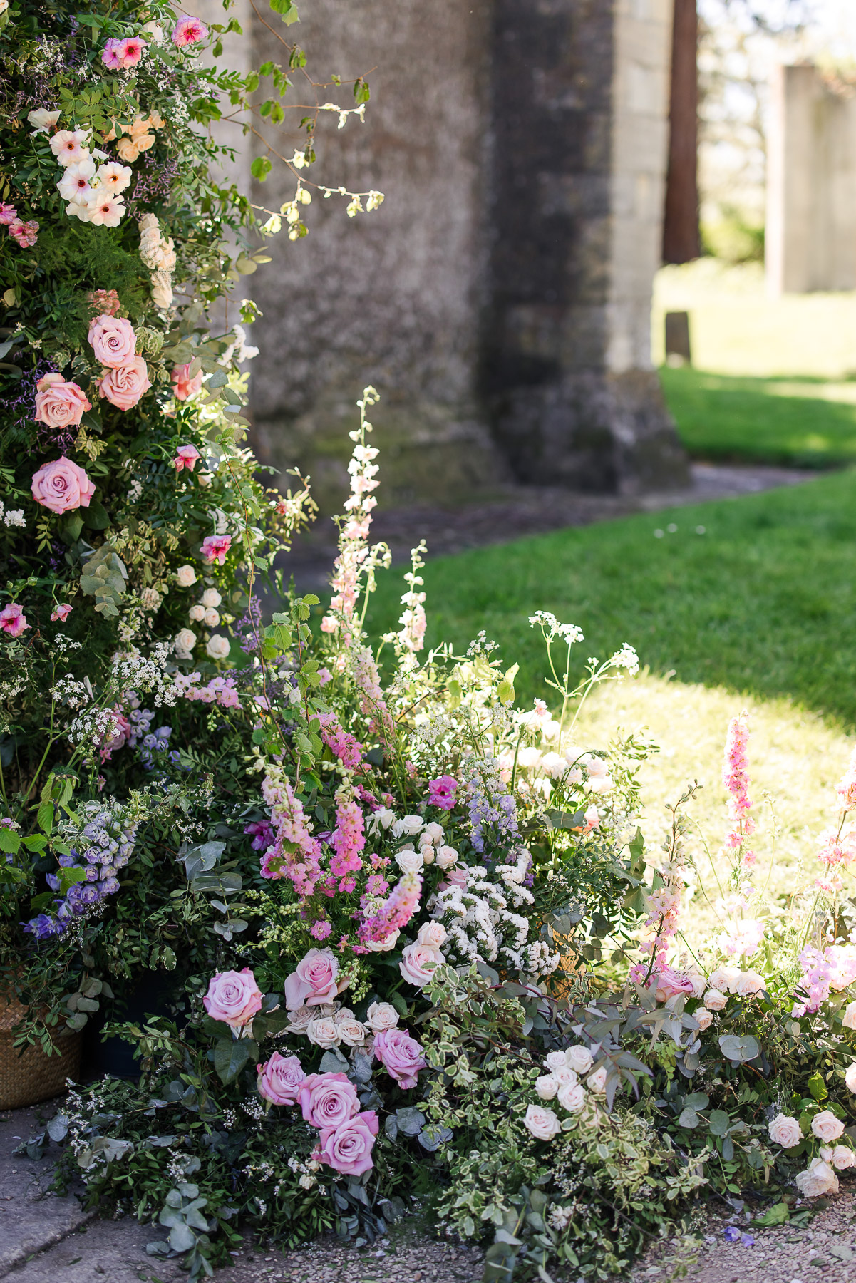Church spring flowers 