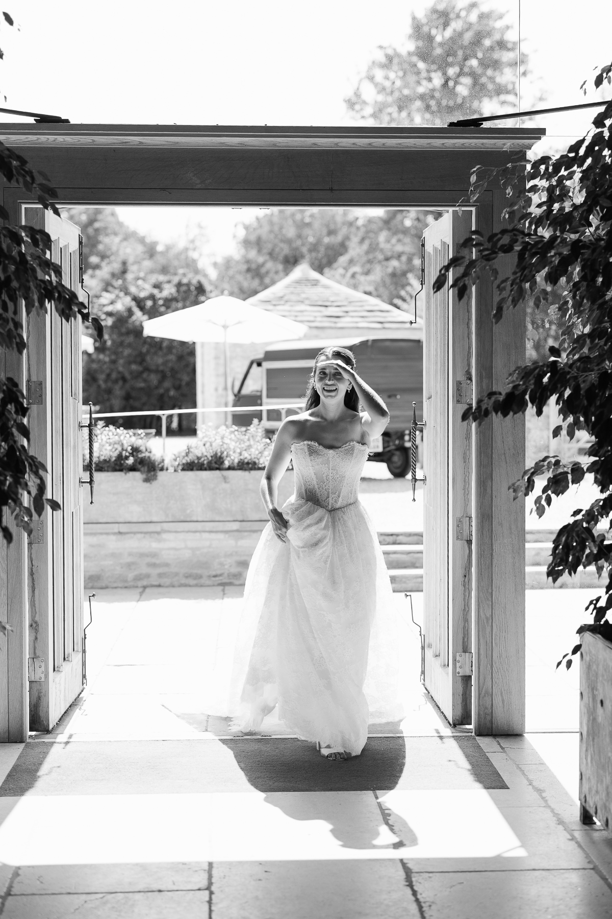 Bride walking into Ivy lodge to where is my husband music 