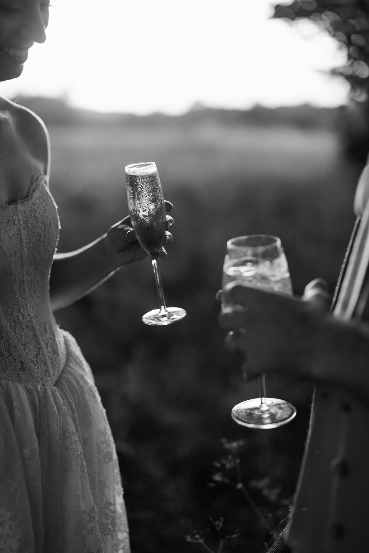Couple at golden hour at Ivy lodge