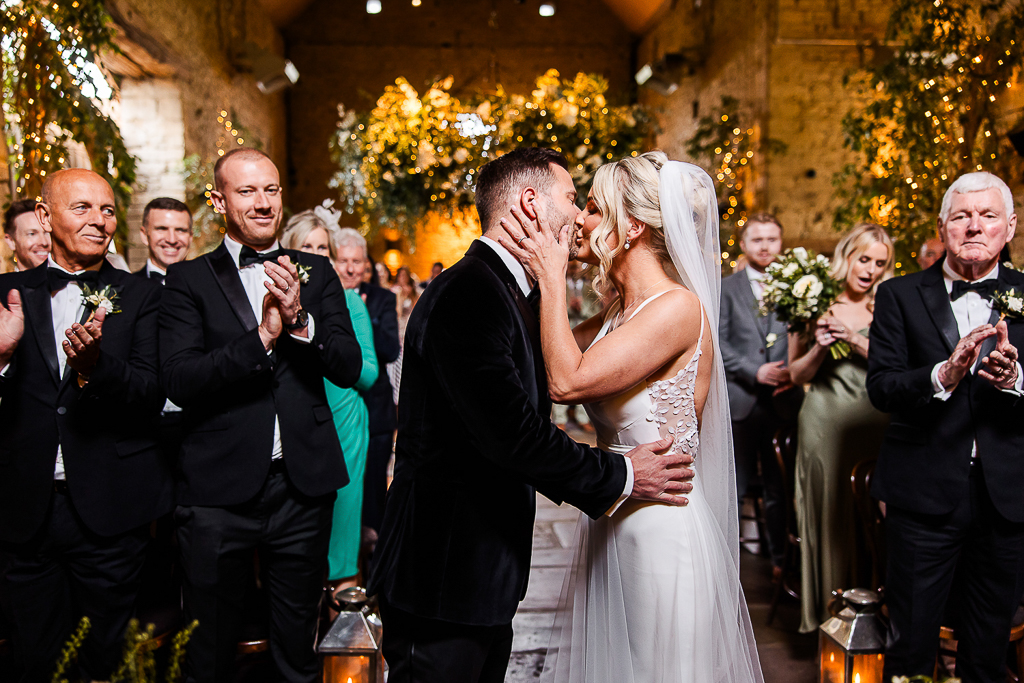 First kiss at Cripps Barn 