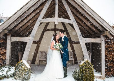 Snow wedding